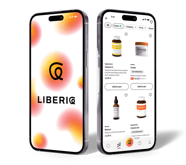 Liberiq mobile app preview